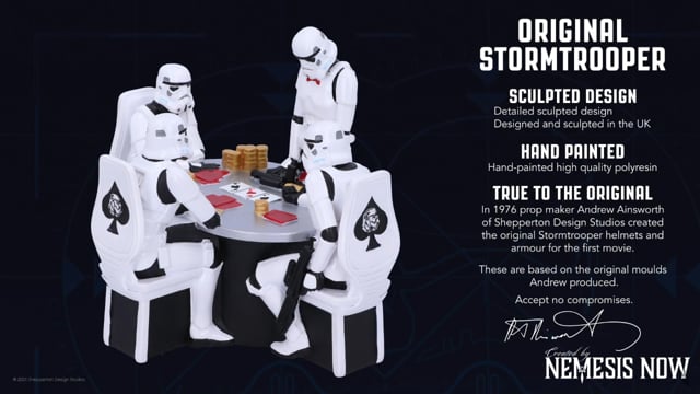 The Original Stormtrooper Poker Face Gambling Figurine