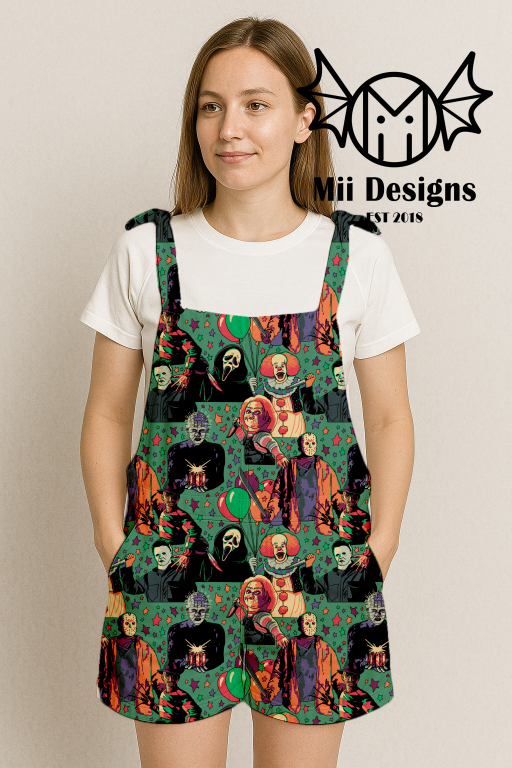 Adult Dungarees - Market Night