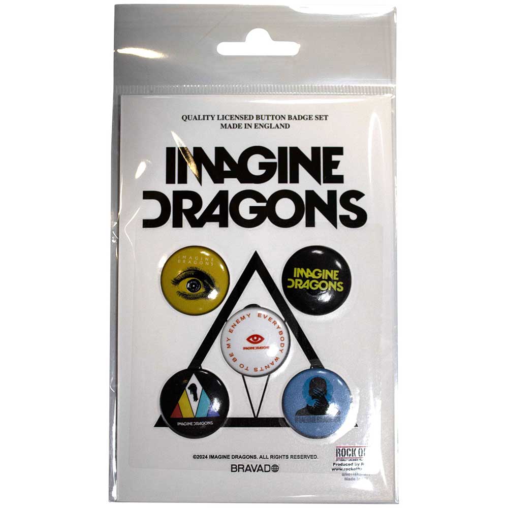 Imagine Dragons Button Badge Pack: Enemy