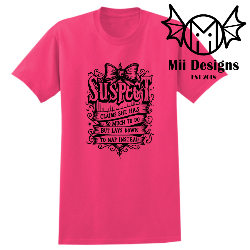 Suspect Tshirt (adult)