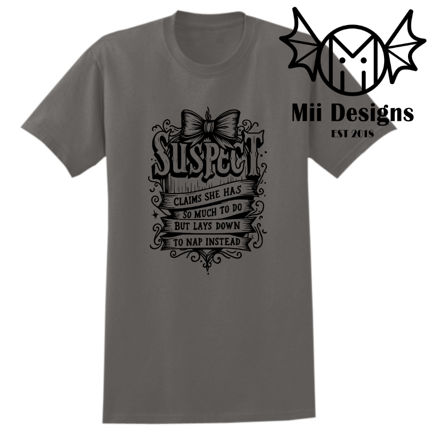 Suspect Tshirt (adult)