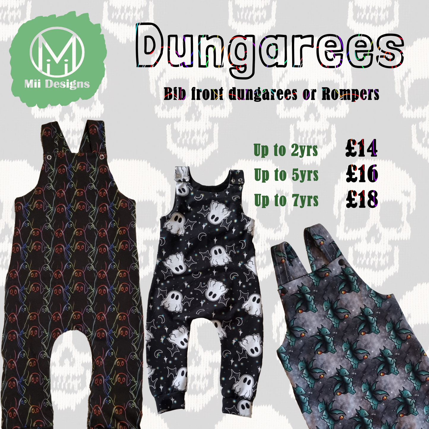 Market Night Dungarees/Rompers