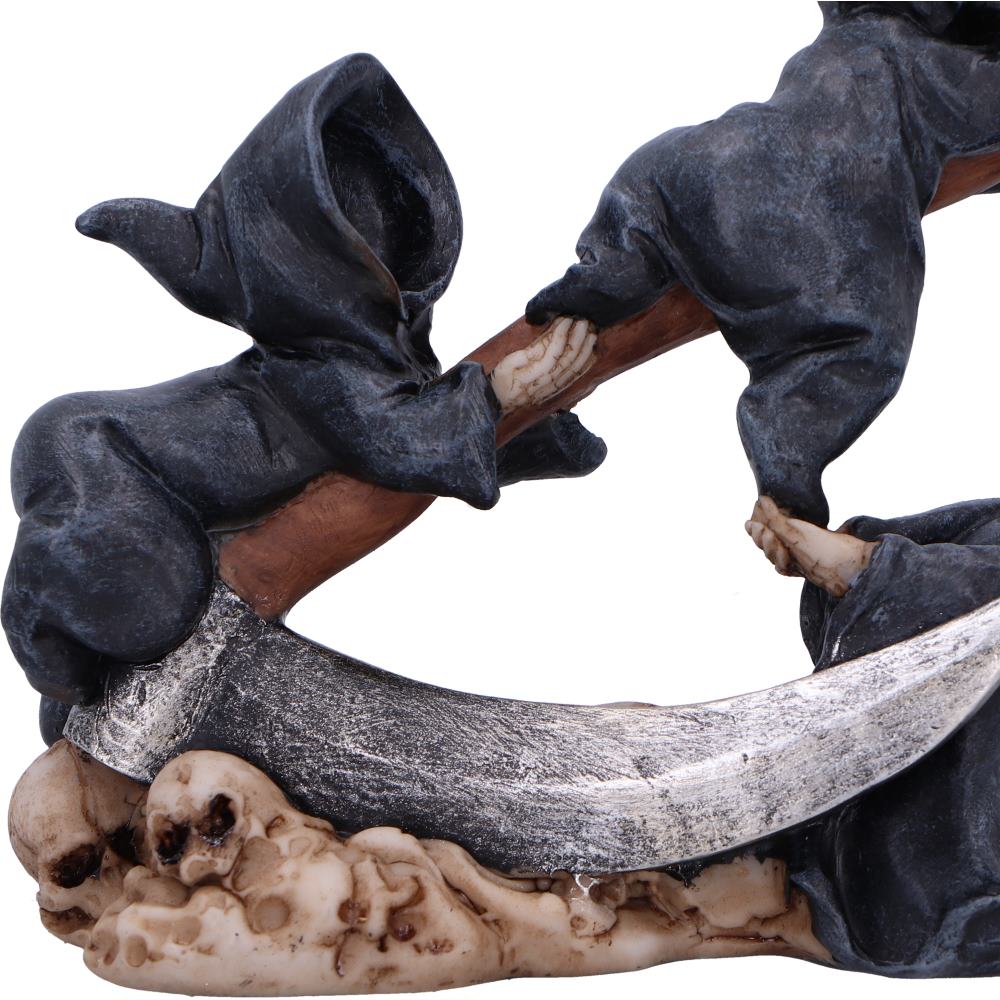 Mischievous Baby Reapers and Scythe Ornament