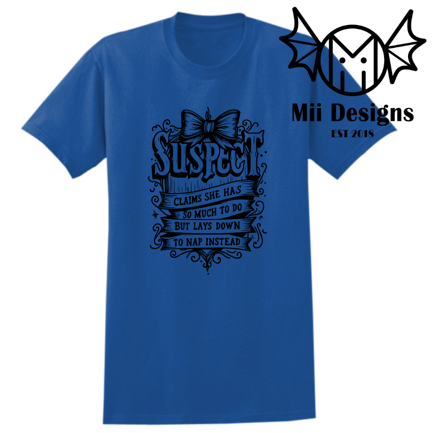 Suspect Tshirt (adult)