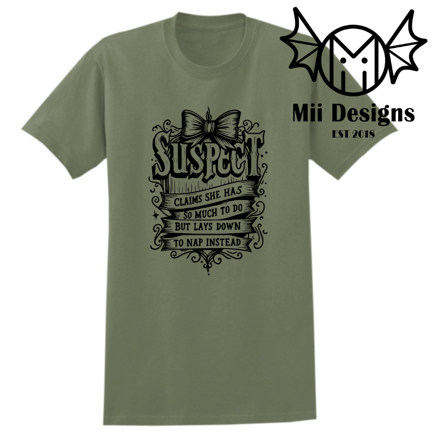 Suspect Tshirt (adult)