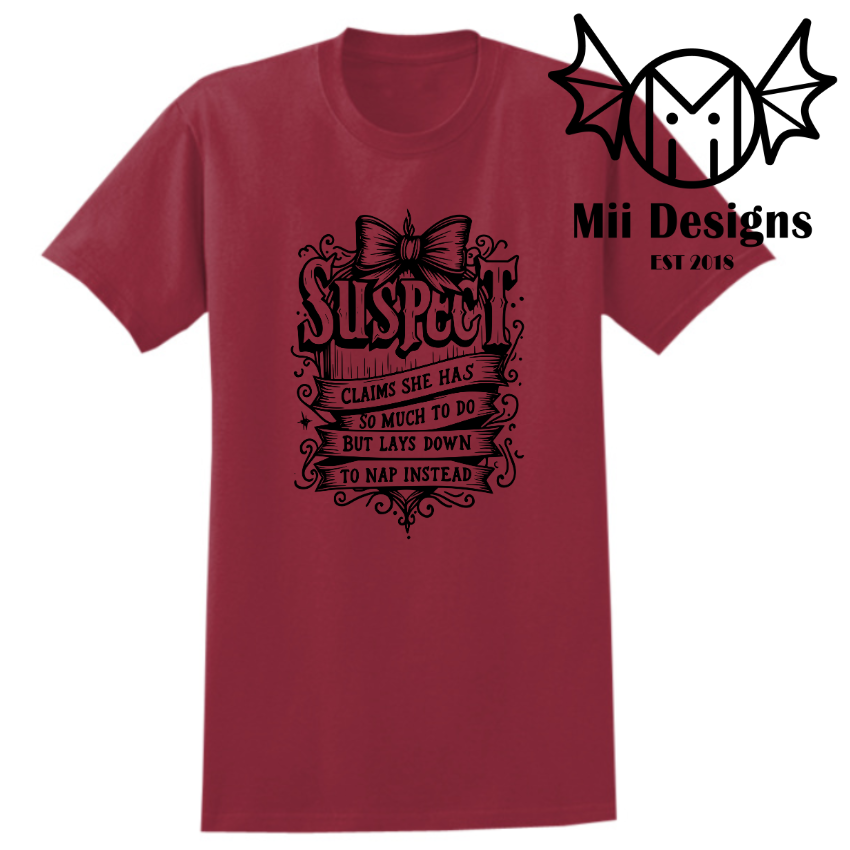 Suspect Tshirt (adult)