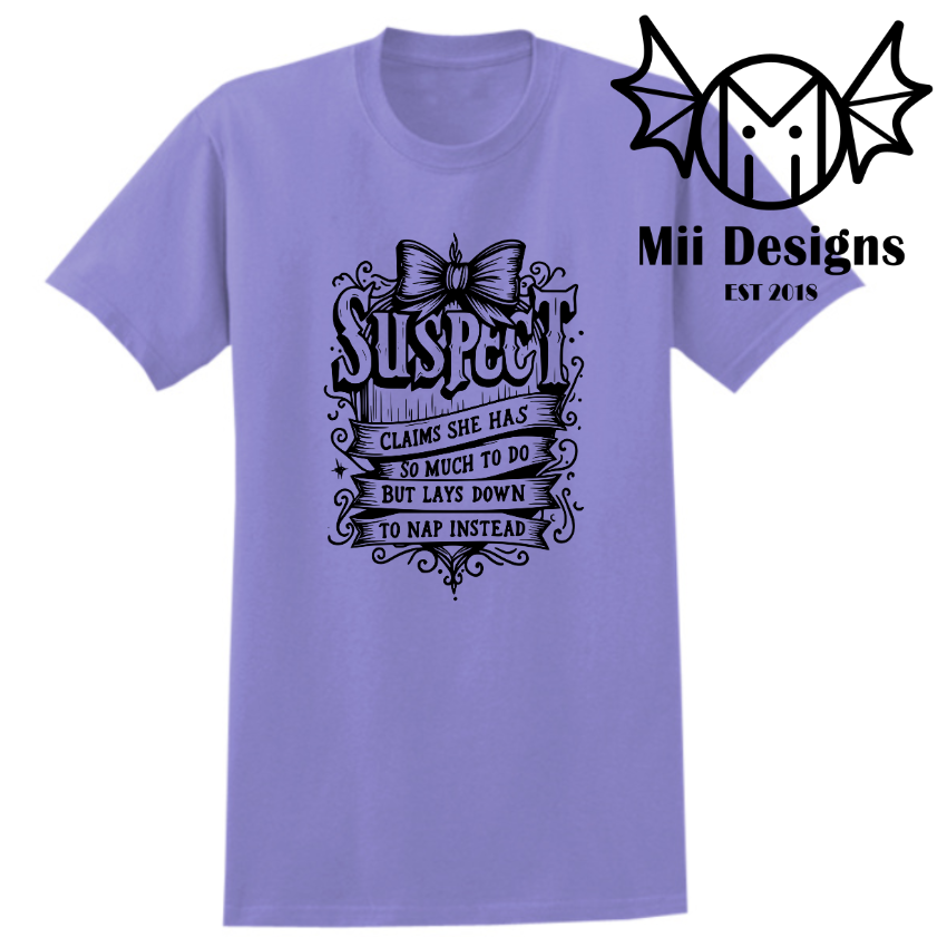 Suspect Tshirt (adult)