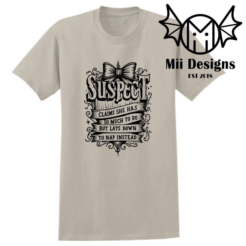 Suspect Tshirt (adult)