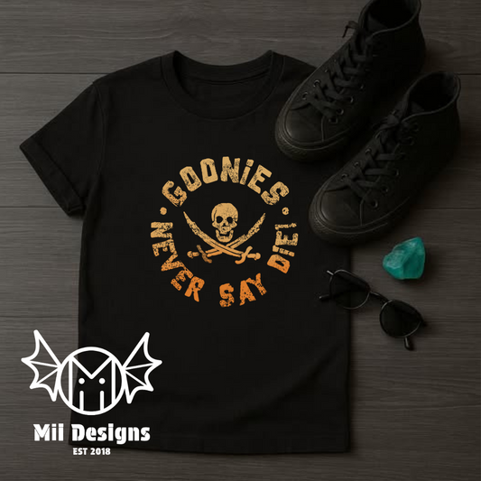 Never Say Die Tshirt (adult)