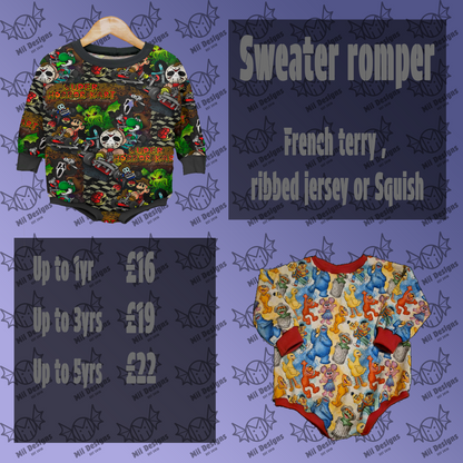 Market Night Sweater romper