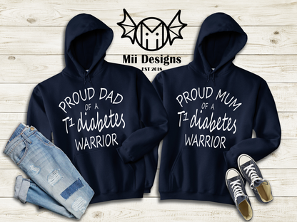 T1D parent Hoodie (adult)
